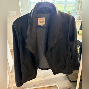 Chaser Women's Black Leather Jacket